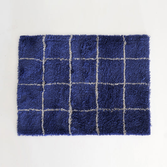 乾度良好|日本特殊纖維快乾x吸水x抗菌格子地墊 - 藍