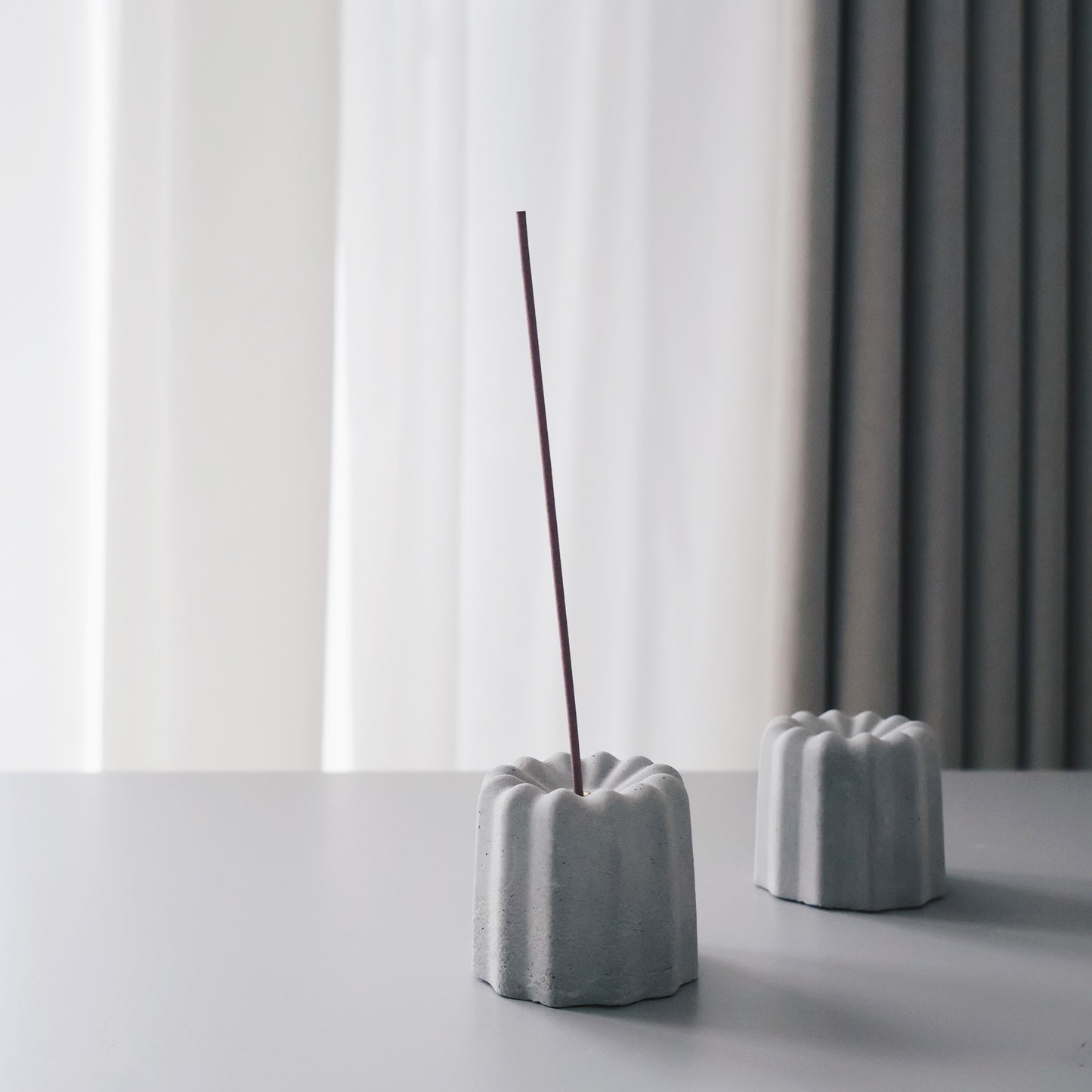 CANELÉ 法式可麗露|水泥甜點黃銅線香座・擴香石