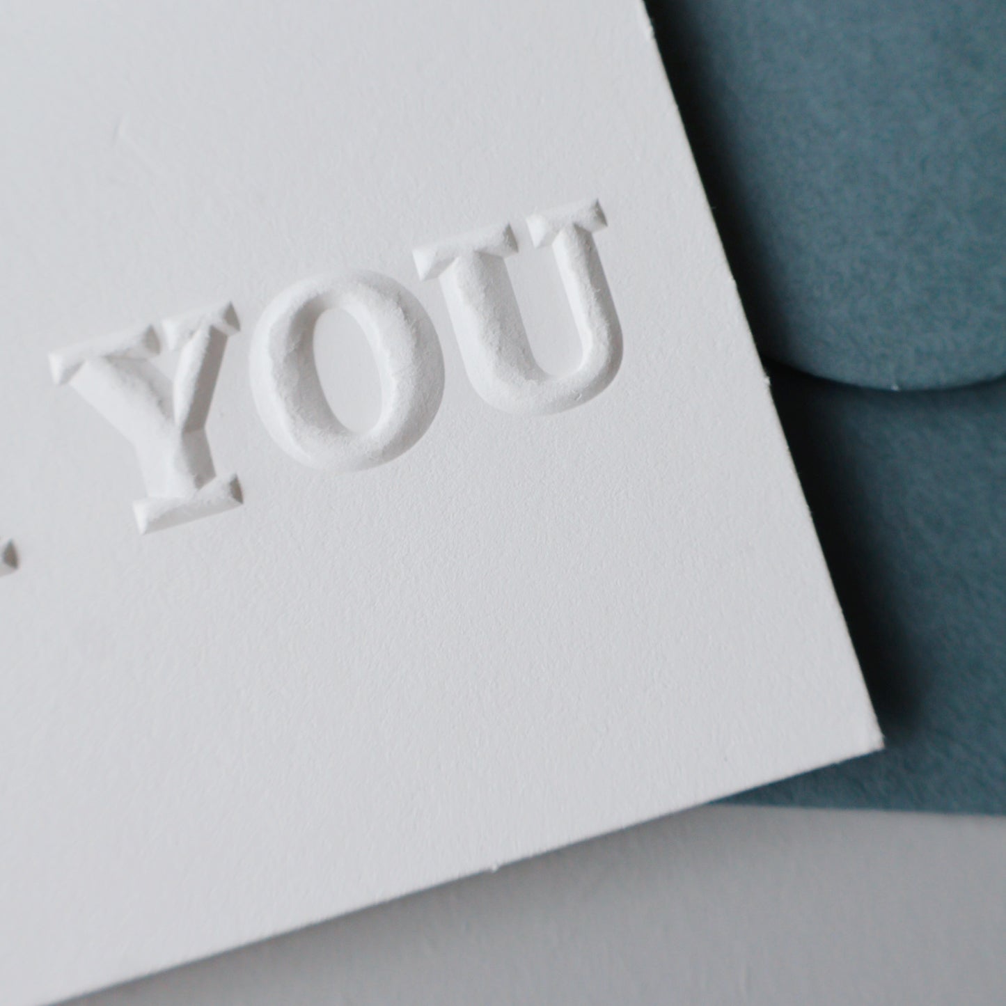 FOR YOU|限量手工凸版印刷祝福卡片 + 厚磅信封袋