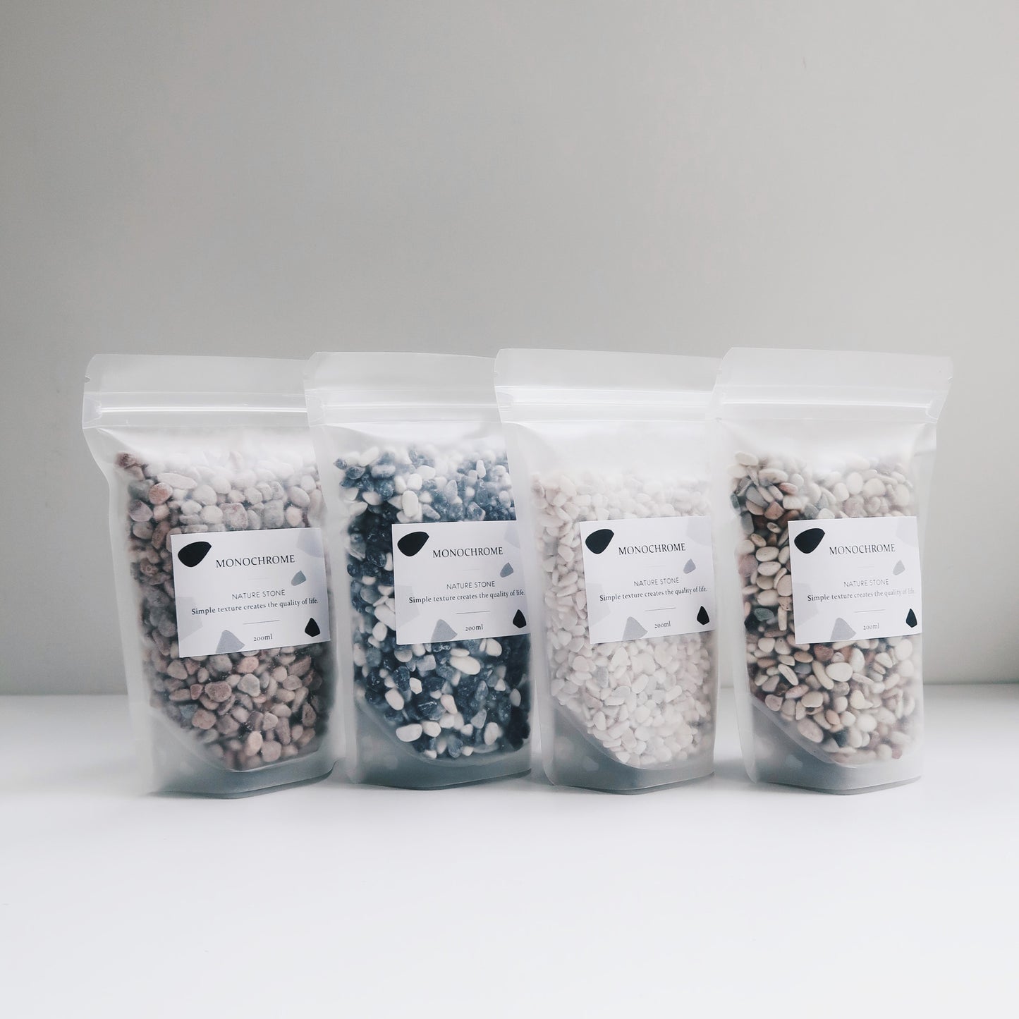DIY KITS 手作體驗系列|天然石子材料包 (共四款) - 500ml