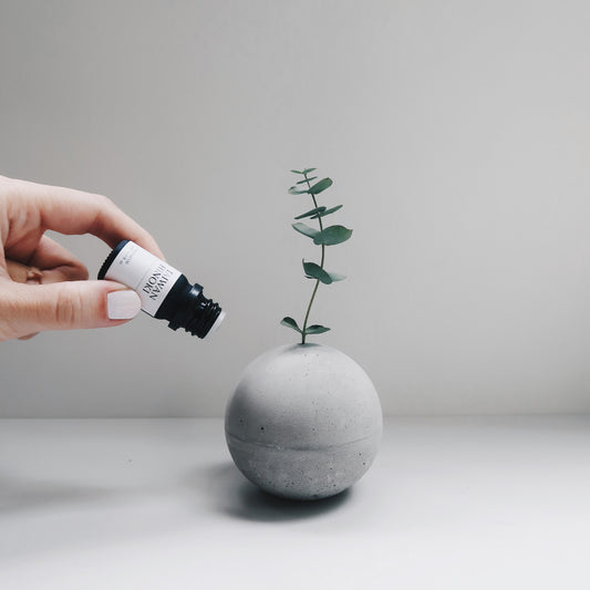PLANET 小星球｜水泥擴香石花器 + 純天然精油3件組