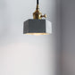 HALO 光圈 | 黃銅六邊形斜角水泥小吊燈・桌燈